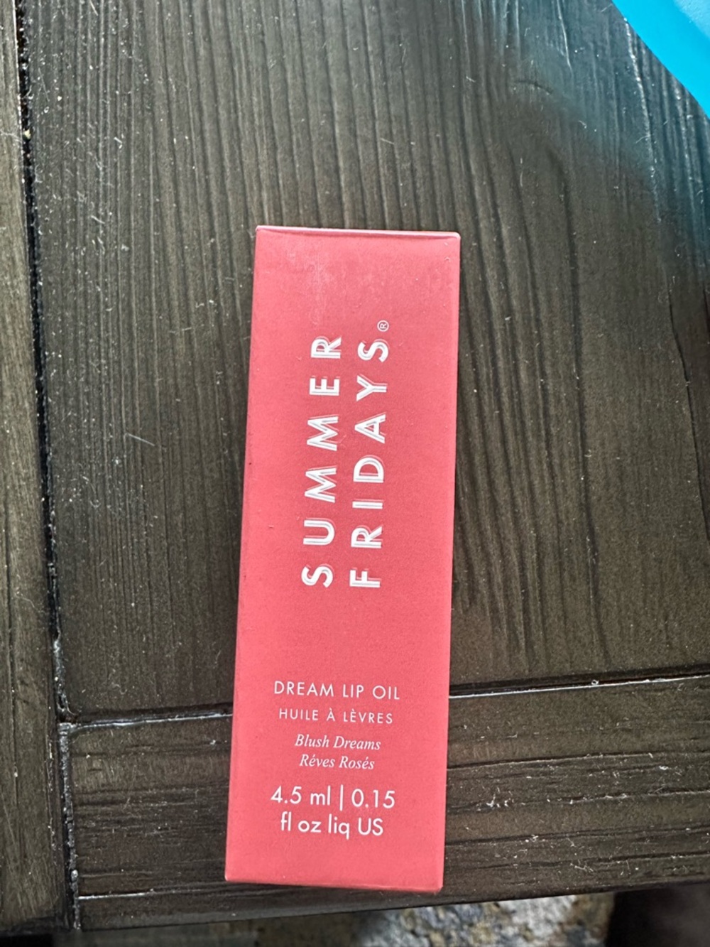 Summer Fridays Dream Lip Oil — Blush Dreams (coral-pink)